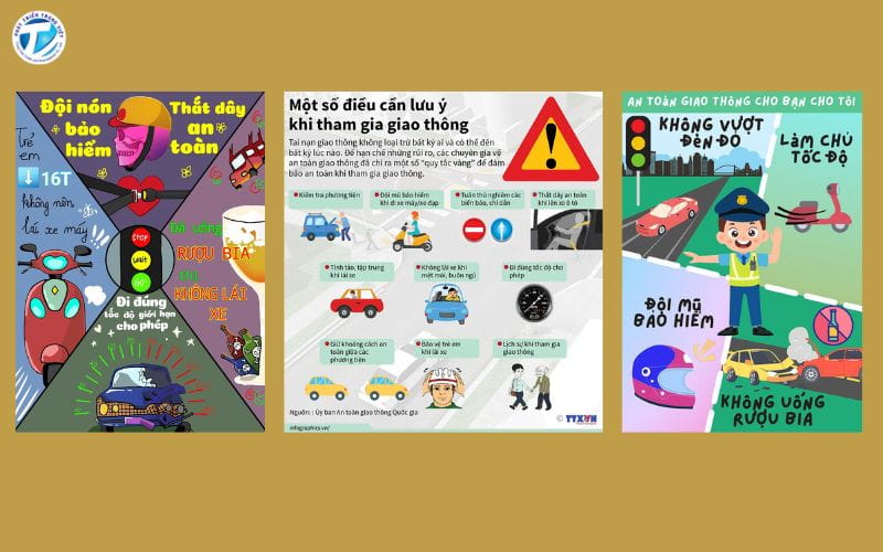 Poster tuyên truyền an toàn giao thông